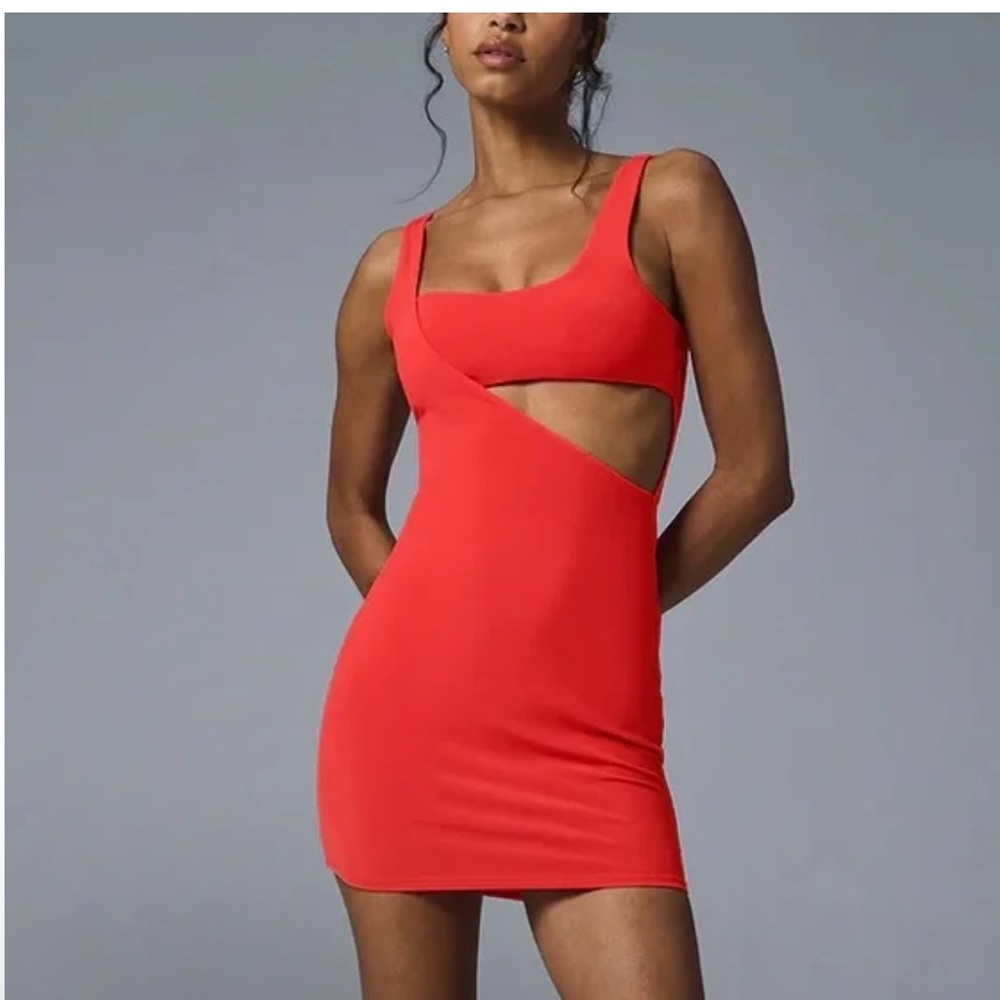 Alo Yoga Asymmetrical Soleil Dress